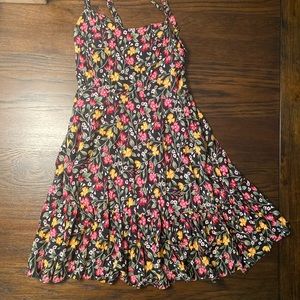 Small fit and flare floral dress